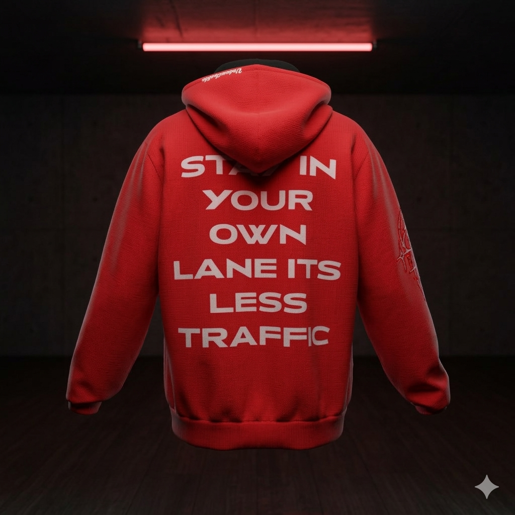 Untouchable Zip Up Hoodie Stranger Red