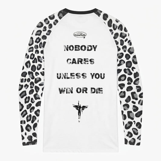 Snow Leopard Print Long Sleeve Tee